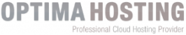 optima hosting faded logo